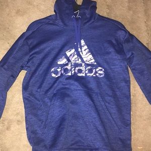 Blue ADIDAS climawarm hoodie